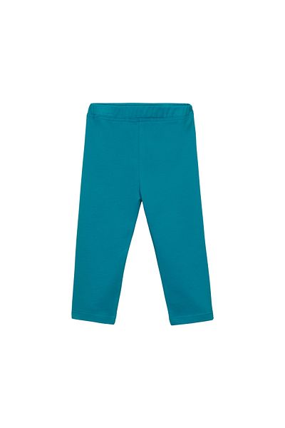 LOVETTI DarK Turquoise Tights Capri for Girls - Basic Model Below the Knee