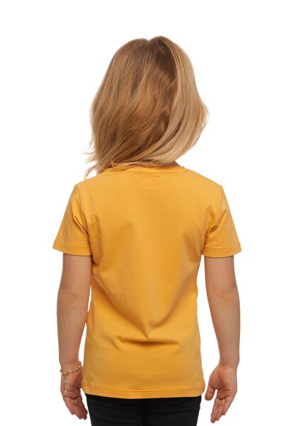 LOVETTI UniSex Παιδικό T-Shirt - Melon Yellow, Crew Neck, κοντομάνικο