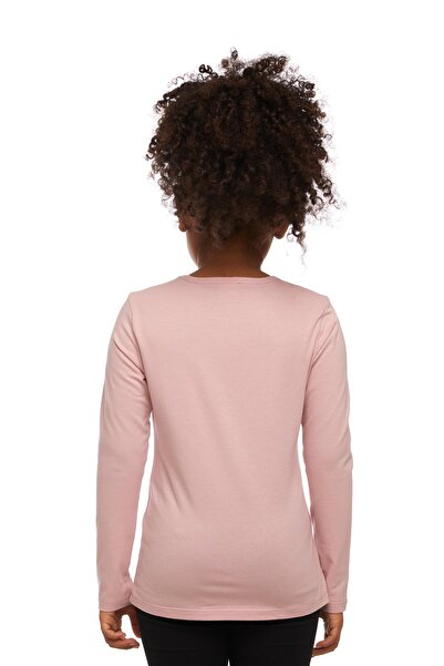 LOVETTI Ροζ πούδρα Lycra εποχιακό μακρυμάνικο μπλουζάκι για κορίτσια