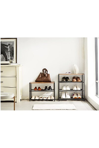 micasa رف أحذية SJ-688 ذو تصميم أنيق وعصري مكون من 4 طبقات