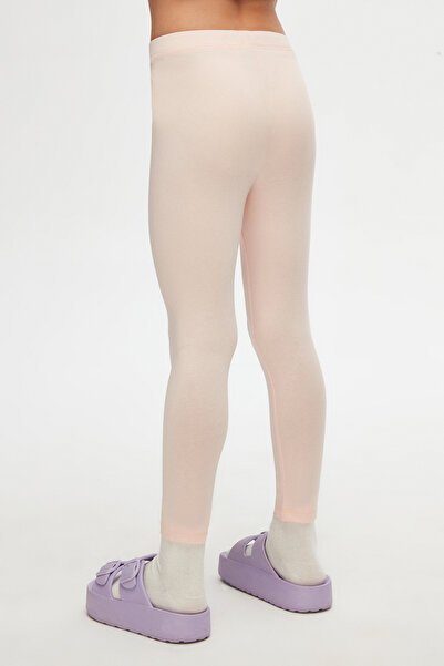 LOVETTI Açık Pudra Basic Kız Çocuk Yazlık Tayt