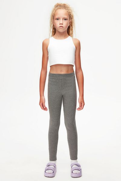 LOVETTI Ice Gray Winter leggings for Girls - Basic Model