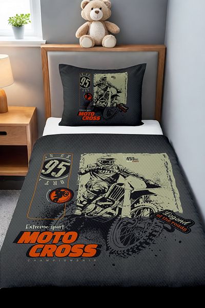 EVPANYA Moto Cross Patterned Pique Set