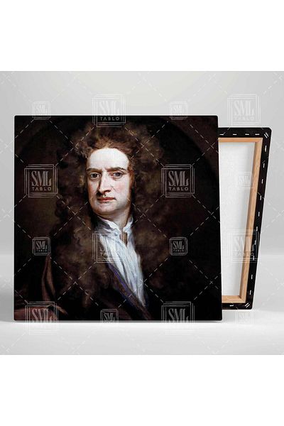 SML TABLO Εικόνα Isaac Newton Διάσημος Φυσικός Επιστήμονας Ανθρώπος Επιταγμένος στη Γήινη Πίνακας Πίνακας Πίνακας