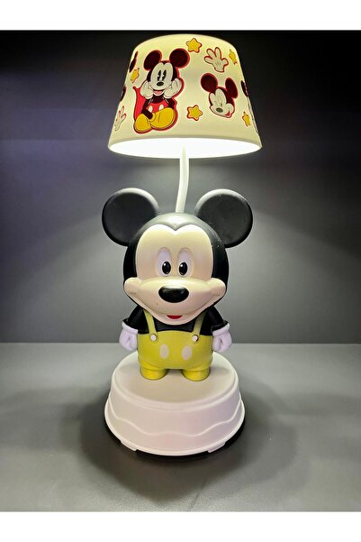 doğan hediyelik 3 Kademeli Led Işıklı Şarjlı Çocuk Masa Gece Lambası Abajür - Kuromi Hello Kitty Mickey Mouse