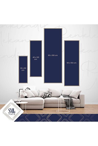 SML TABLO Restaurant Cafe Pizza Kahve Köşesi Kahve Çeşitleri Tabelası Menü Liste Panoramik Dikey Kanvas Tablo