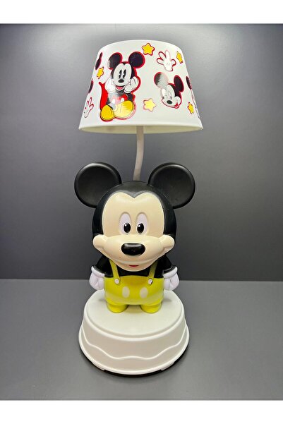 doğan hediyelik 3 Kademeli Led Işıklı Şarjlı Çocuk Masa Gece Lambası Abajür - Kuromi Hello Kitty Mickey Mouse