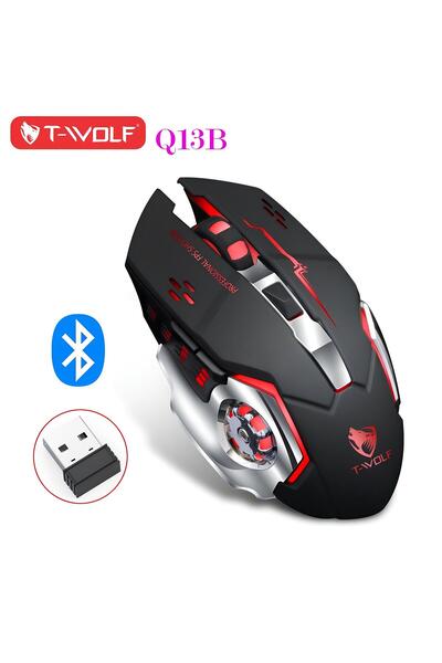 T-WOLF Q13 Kablosuz Şarjlı Rgb Oyuncu Mouse