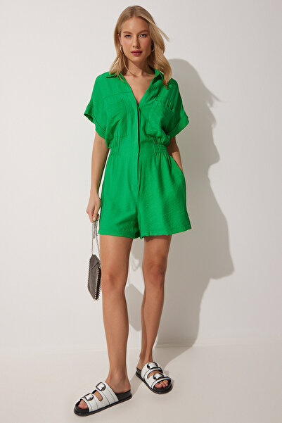 Lovelyİstanbul ΠΡΑΣΙΝΗ φόρμα βισκόζης - Ayrobin LTO0040