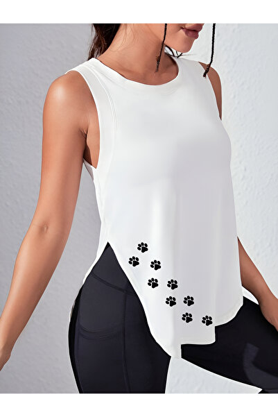 CDA قميص رياضي نسائي باللون الأبيض