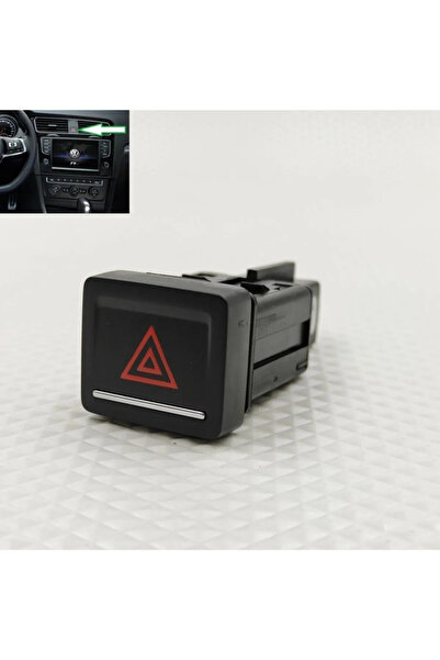 bigkey Golf 7 / 7.5 , Scirocco Dörtlü Flaşör Düğmesi 5g0953509a