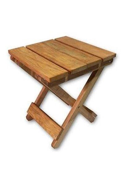 KARDEMİR AHŞAP Ahşap katlanır tabure 1 adet 30 cm x 36 cm