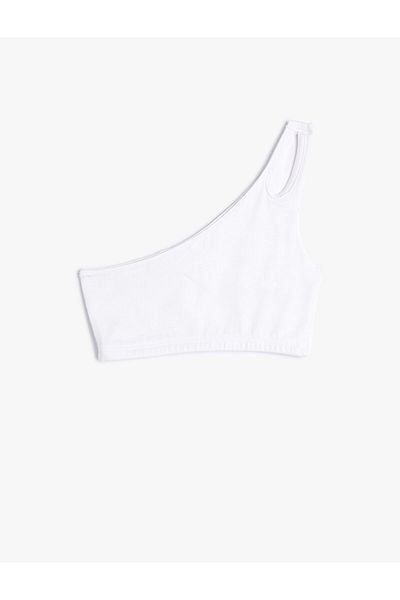 Koton Single Shoulder Athlete mit Fensterdetail Baumwolle