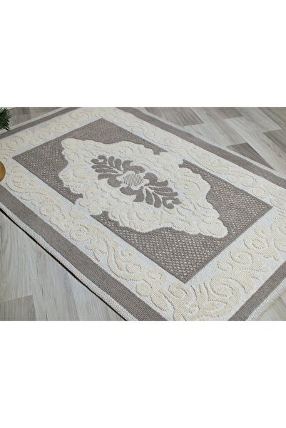 NikAr Home Pamuklu Kaymaz Taban Dikdörtgen Banyo Paspası Yüksek Emici Pamuk D...