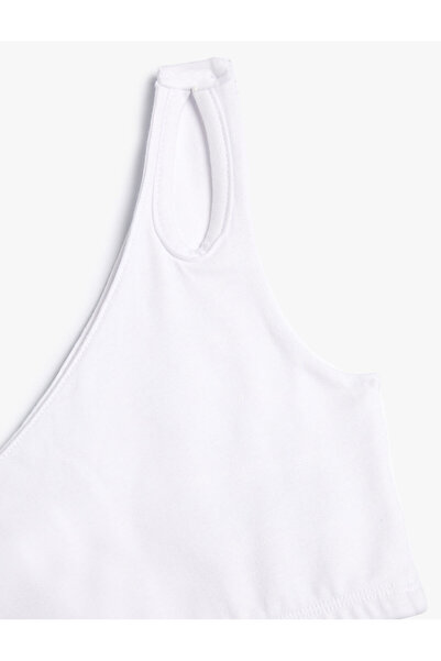 Koton Atlet cu un singur umăr cu bumbac cu detaliu de fereastră