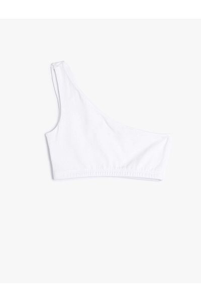Koton Single Shoulder Athlete mit Fensterdetail Baumwolle