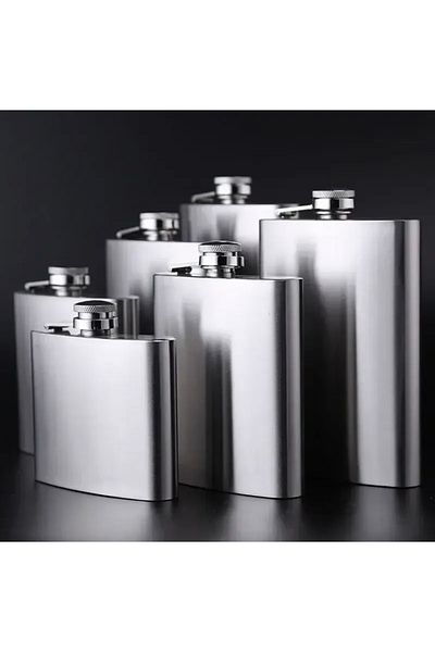 BGA 1Pc Outdoor Camping Stainless Steel Flask 7oz 8oz 9oz 10oz