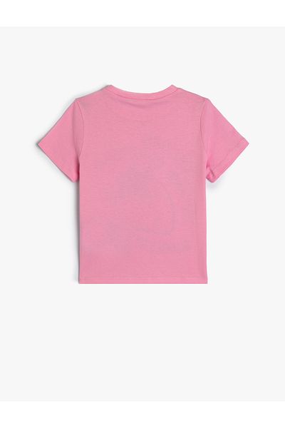 Koton Pink Girl's T-Shirt - 4skg10121ak