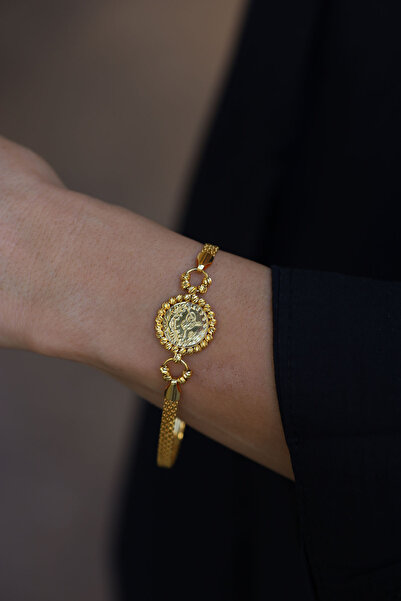 Yenigün Kuyumculuk 14 Ayar Altın Reşat Görünümlü Bileklik