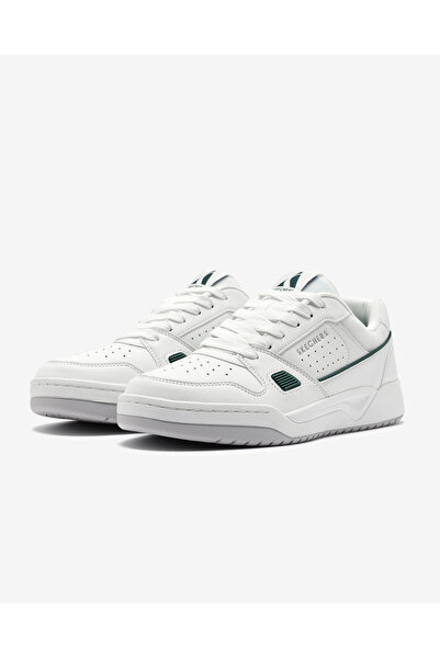 SKECHERS Koopa - Tiebreak Low Erkek Beyaz Sneakers 183250 Wgr