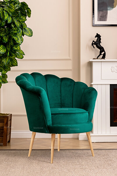 LOVİSSE HOME Papatya Berjer, Tekli Koltuk, Ofis, Bekleme, Güzellik Merkezi, Otel, Lobi, Çay Seti