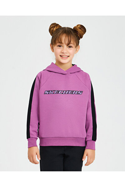 SKECHERS Hanorac cu glugă G 2XI-Lock pentru fete mari, mov, SK242055-499