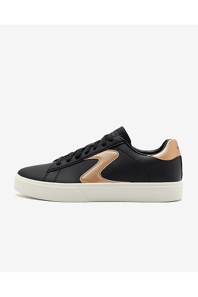 SKECHERS Beaming Glory Eden Lx Women's Black Sneakers - 185016   Bkrg