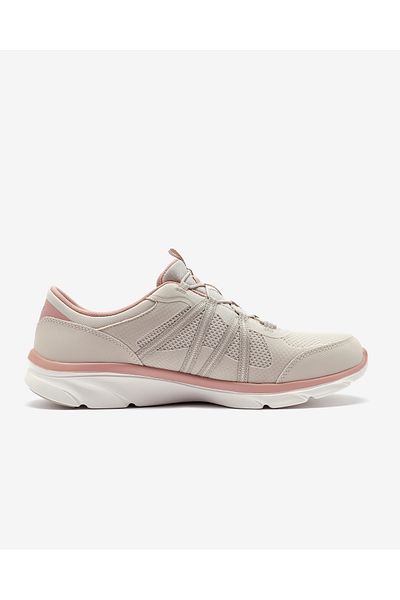 SKECHERS D'Lux Comfort - Beige Surreal Women's Sneakers 104347   Tpe