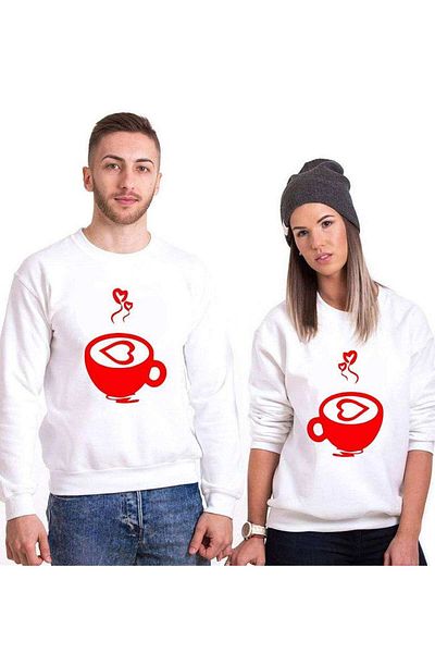 Tshirthane Warm Love Lover Combinations Sweatshirt Couple Combination