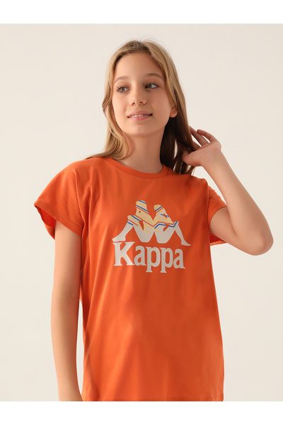 Kappa Girl's T-Shirt 5-15 Years Orange