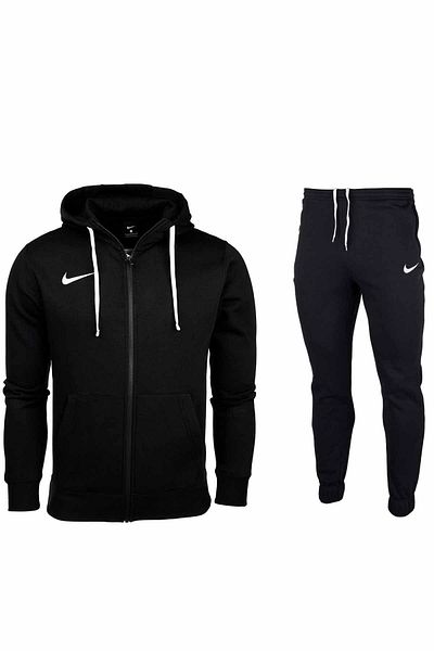 Nike Ανδρική φόρμα ανδρικής φόρμας από βαμβακερό ύφασμα B9 Nk1000-μαύρο