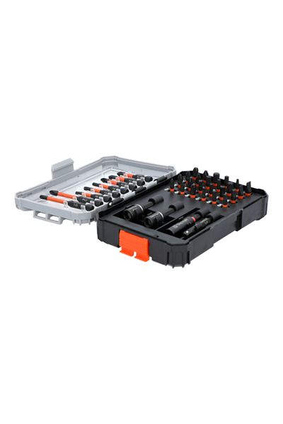 Tactix 36-Piece Break-Resistant Impact Bit Set with Storage Case