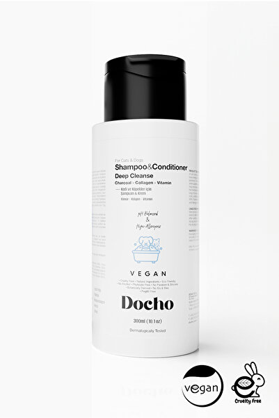 Docho Şampuan Ve Krem - Deep Cleanse - Kömür & Kolajen & Vitamin 300 ml