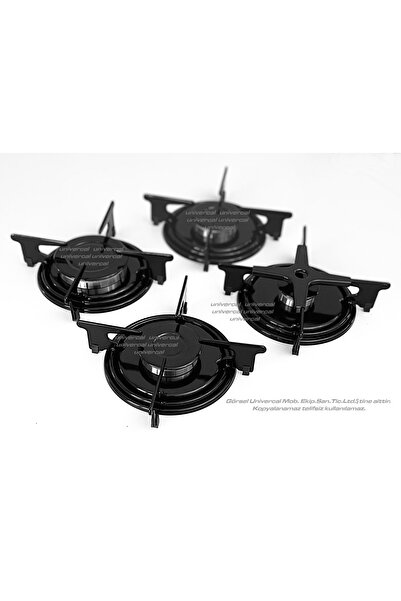 univercal Cam Ocak Izgara Seti Arçelik Vestel Beko Uyumlu 4’lü Emaye Izgara T...