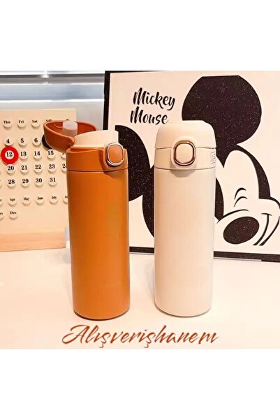 Alışverişhanem Dijital Isı Göstergeli Kilitli Vakumlu Paslanmaz Çelik 420 ML ...