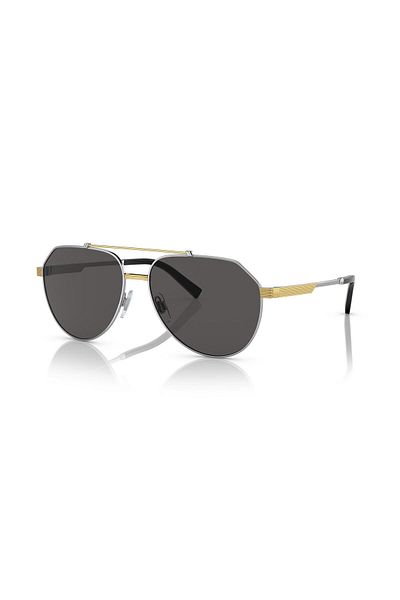 Dolce&Gabbana Dolce & Gabbana Man Pilot Sunglasses- Dg 2288 - Lense Size:59mm - Silver/gold