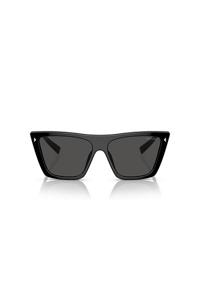 Prada Woman Butterfly Sunglasses- Pr 21zs - Lense Size:55mm - Black