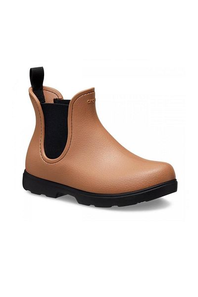 Crocs Dylan Chelsea Boot Women's Rain Boots - Milky Brown