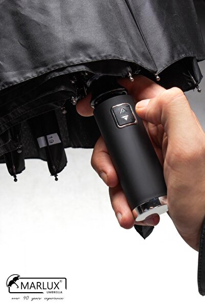 Marlux Rüzgarda Kırılmayan Ekstra Güçlü Ekstra Dayanıklı Tam Otomatik Şemsiye...