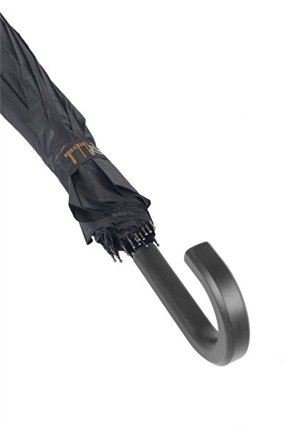 Marlux Rst Siyah Fiber 16 Telli Erkek Baston Şemsiye M21marrst01r001