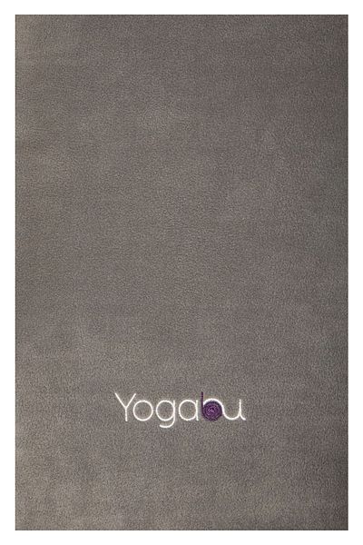 Yogabu Yoga Blanket with Logo-Grey
