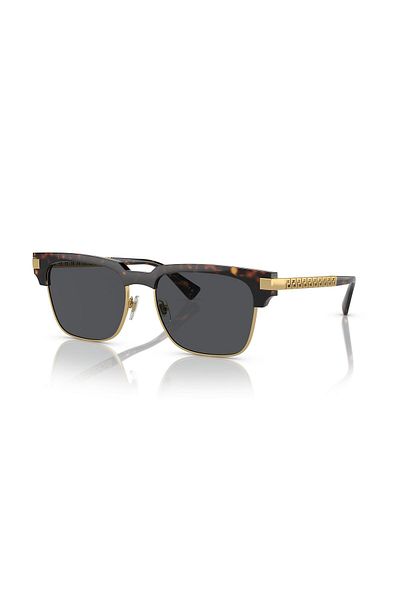 Versace Man Square Sunglasses- Ve 4447 - Lense Size:55mm - Havana