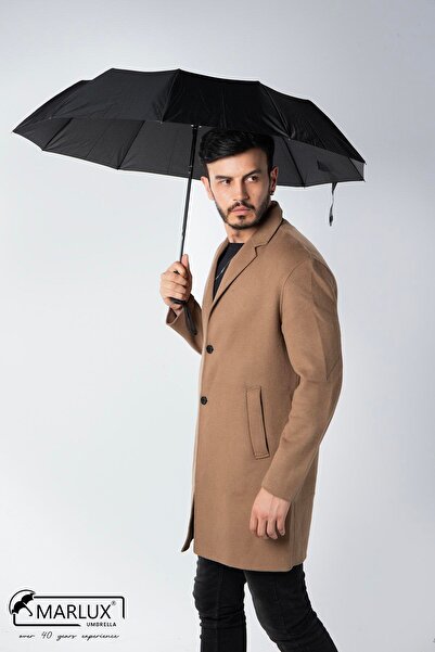 Marlux Siyah Kobra Saplı Premium Erkek Şemsiye M21mar2015mr001