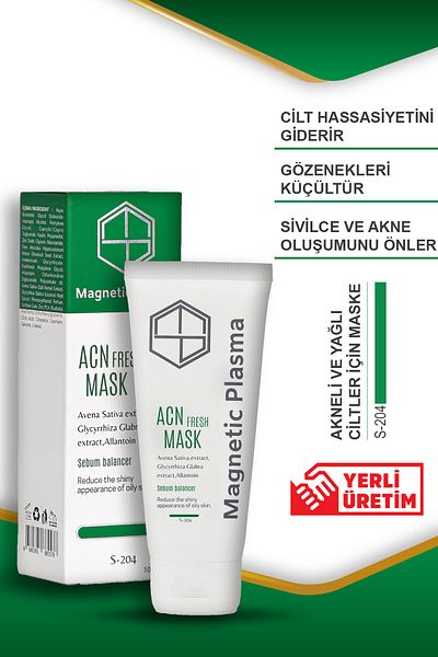 MAGNETİC PLASMA قناع للبشرة المعرضة لحب الشباب والبشرة الدهنية - 100 مل
