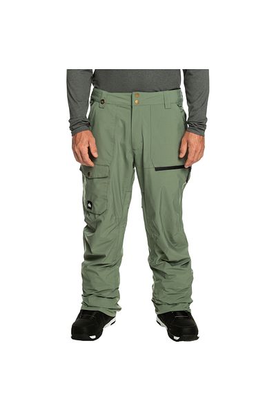 Quiksilver Men's Snowboard Pants Utility Green Ski/Snowboard Wear Men