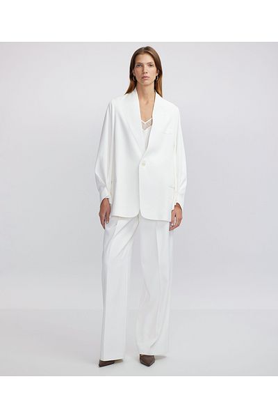 İpekyol Drapierter Blazer mit einem Knopf