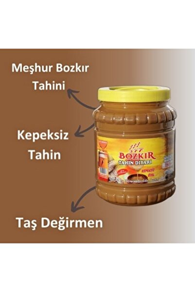 Bozkır Güleroğlu Güleroğlu (TAHİN DİYARI) Kepeksiz Tahin 1845 gr