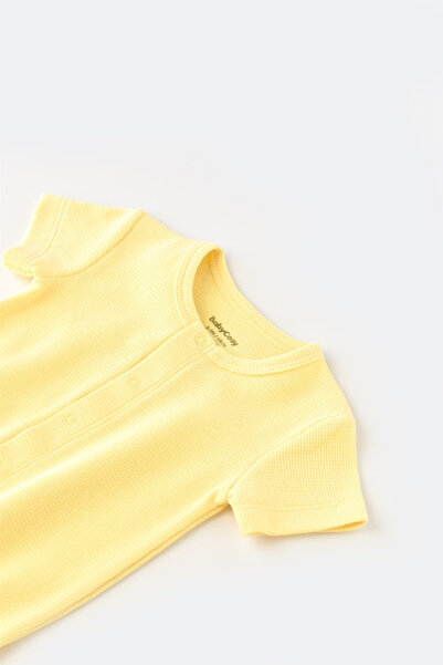 BabyCosy Salopeta cu pantaloni scurti Galben, BabyCosy, 9-12 luni