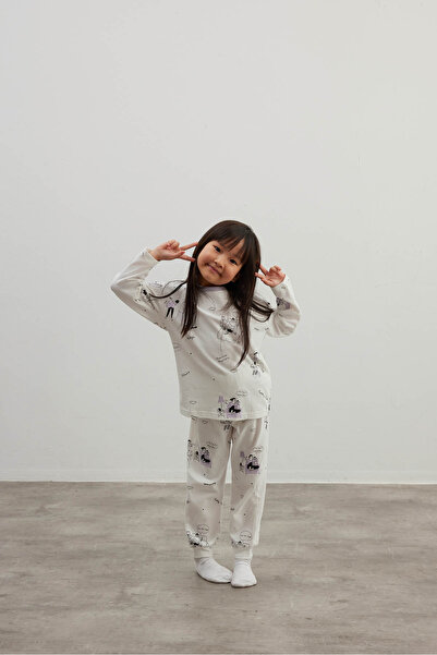 Hays Kız Çocuk Pamuklu Uzun Kollu Pijama Takımı