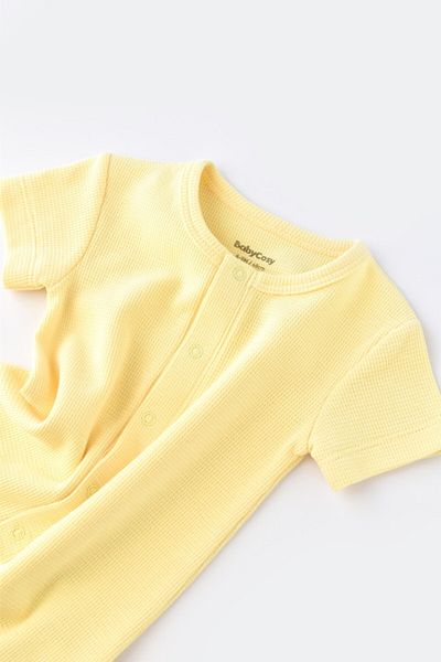 BabyCosy Salopeta cu pantaloni scurti  Galben, BabyCosy, 9-12 luni